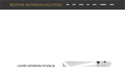 Desktop Screenshot of bespokebathroomsolutions.co.uk